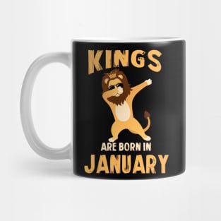 Cute King Are Born In January T-shirt Birthday Gift Mug